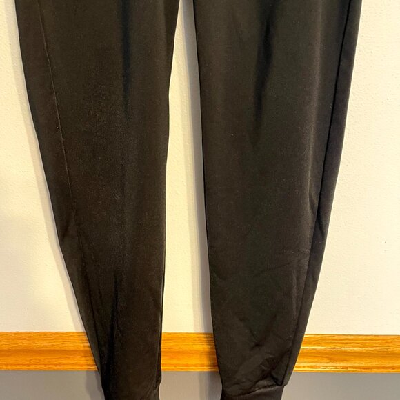ADIDAS Kids Jogger Track pants size Large Colorful logo Black Pockets - Picture 4 of 11